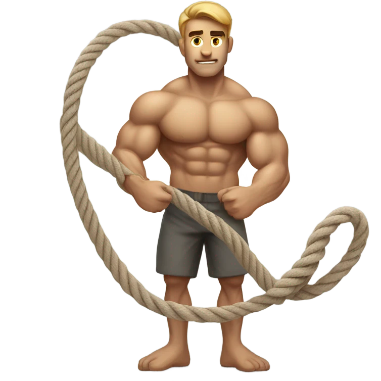 Guy with rope emoji