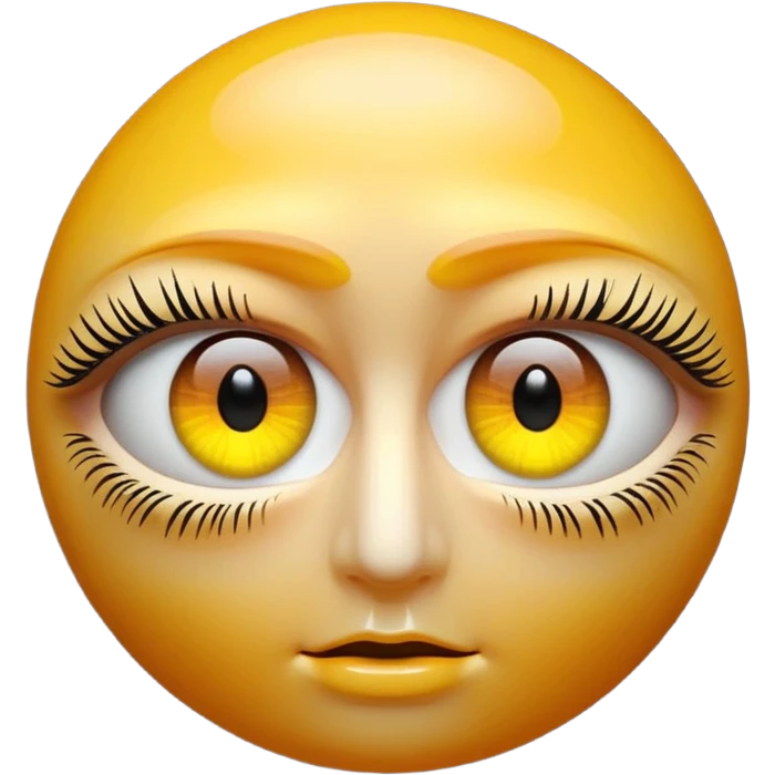 3D render of Floating Eyes, digital glitch art aesthetic, data corruption visual, pair of realistic hazel eyes with no face, pixelated distortion, emoji style, isolated on white background --v 6.0. emoji