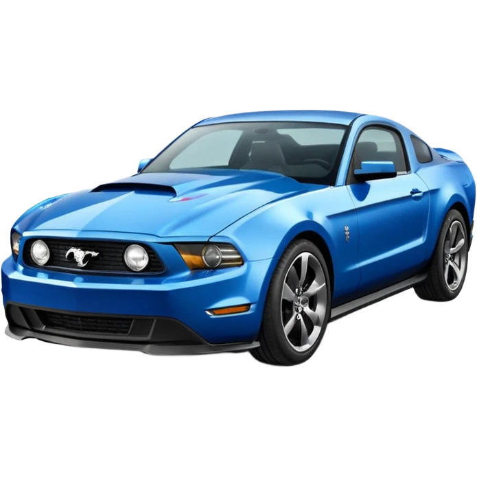 Mustang 2010 blue emoji