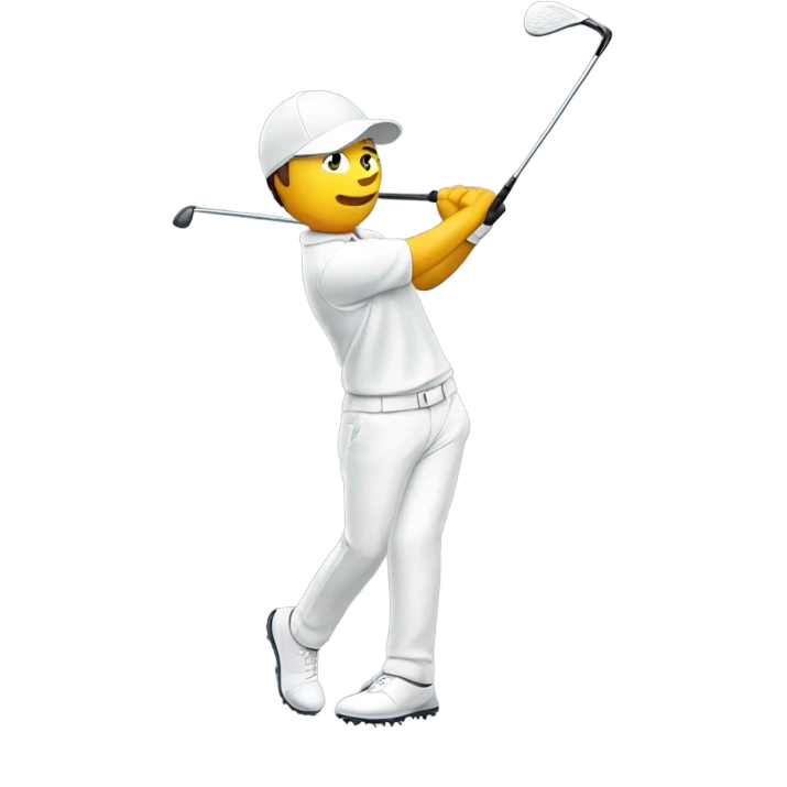 Blind golfer emoji