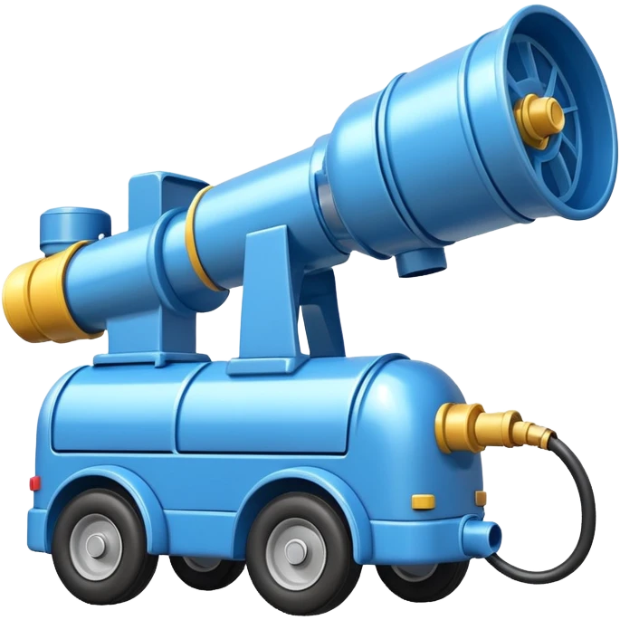 The water cannon machine emoji
