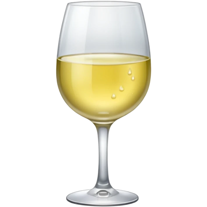 glass of white wine  emoji