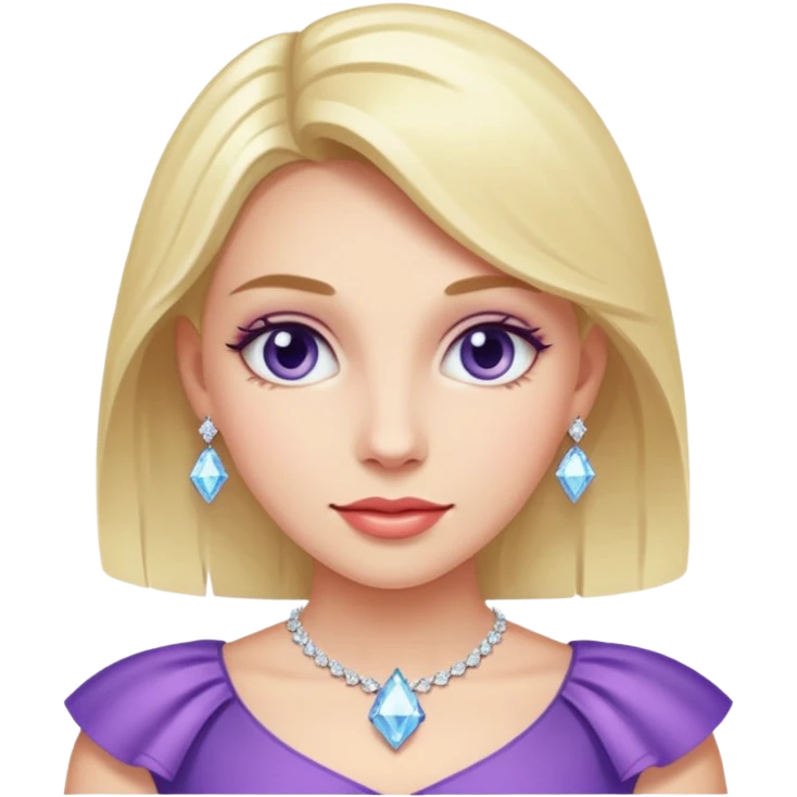 Lilla diamon emoji