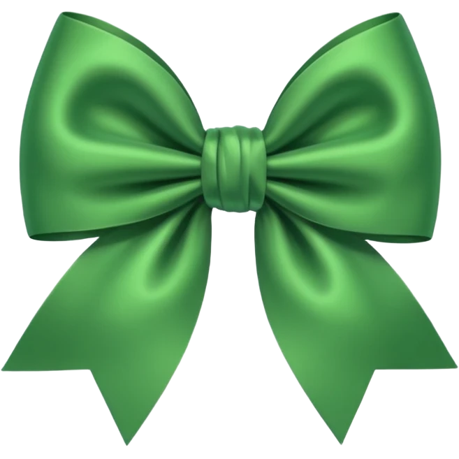 Green Bow emoji