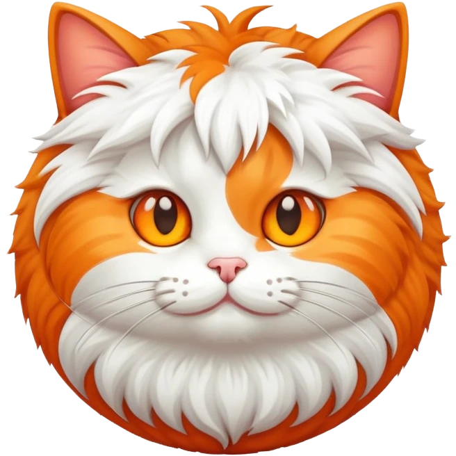 Cat as a ball emoji