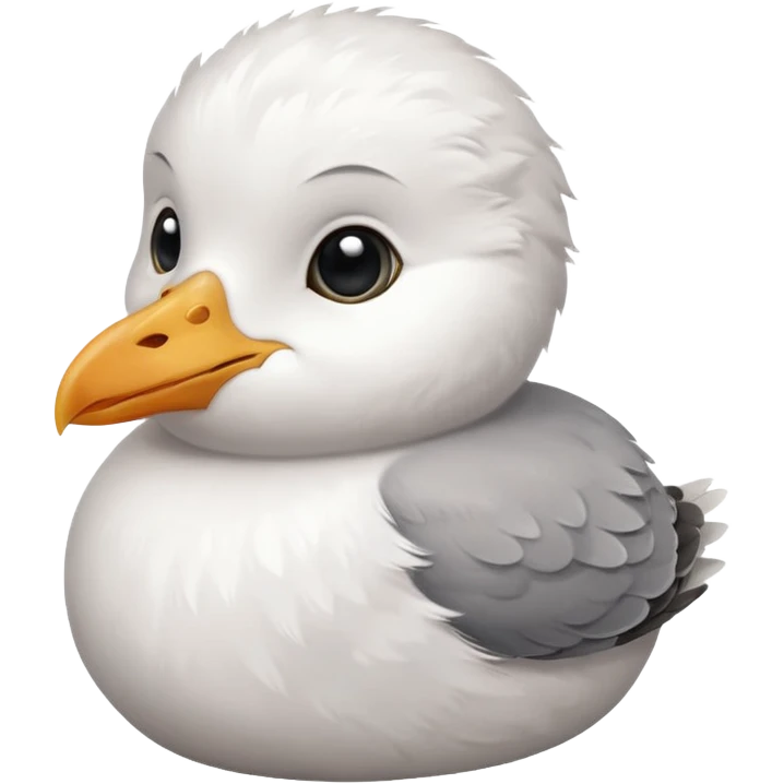 A seagull chick emoji