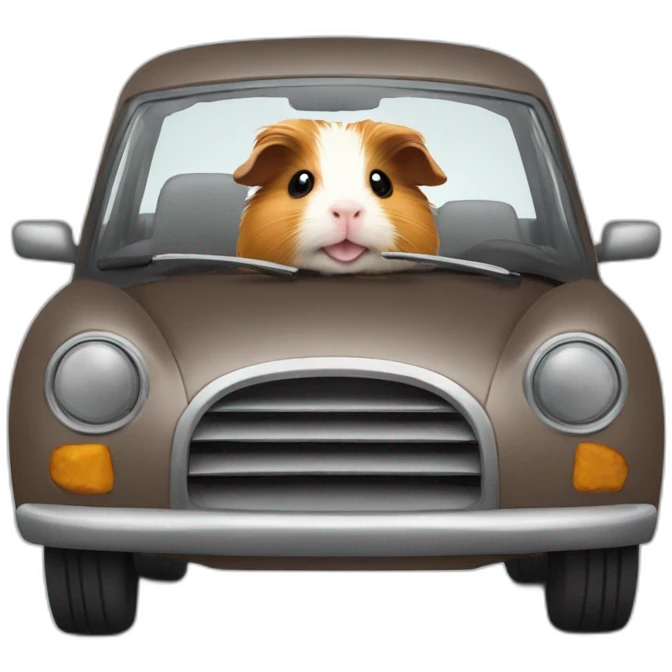 guinea-pig-car emoji