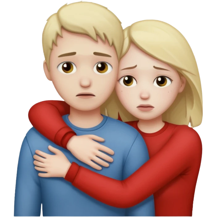 Two lovers breaking up emoji