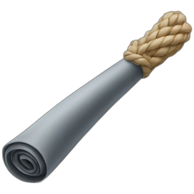 rolled up whip emoji