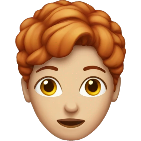 Female red hair mummy emoji