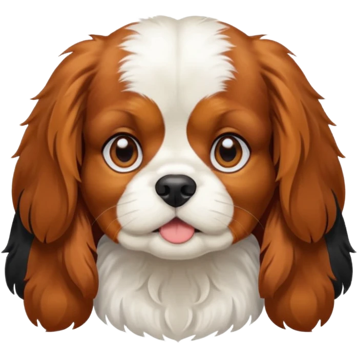 Cavalier king dog emoji