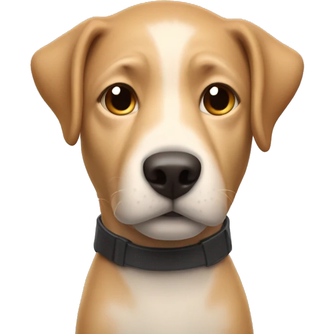 make a dog with elon musk face emoji