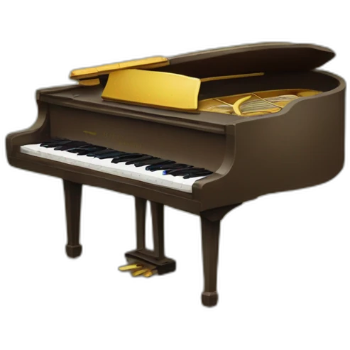dinosaures qui fait du piano emoji