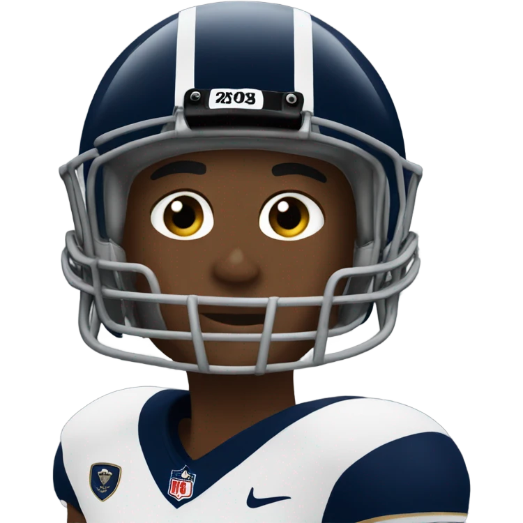 Navy football player emoji