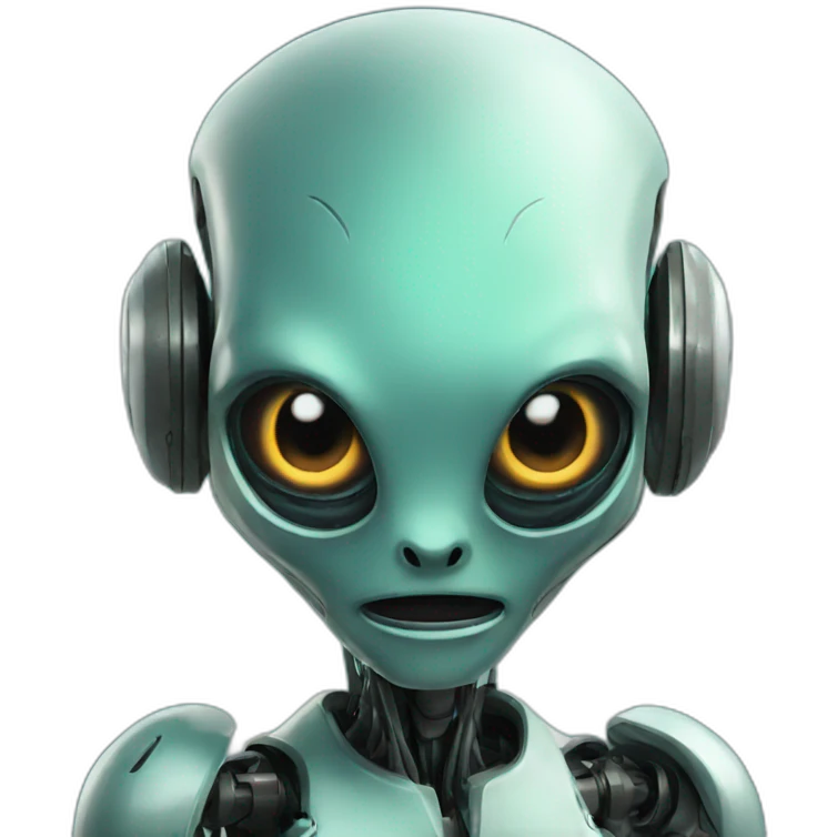 robot alien emoji