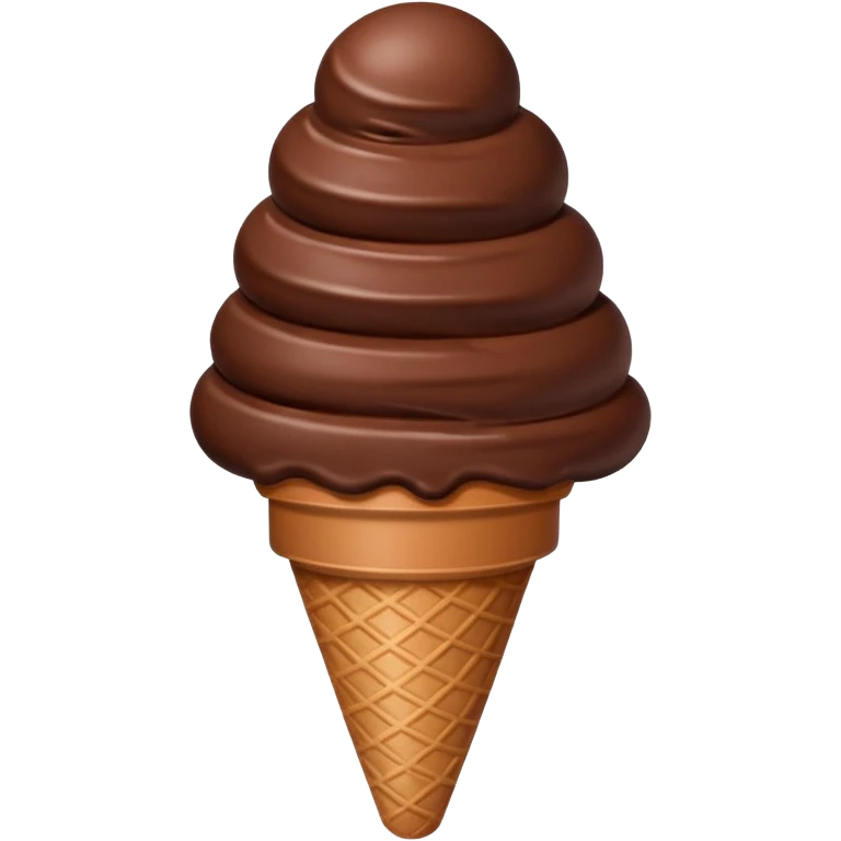 sorvete chocolate emoji