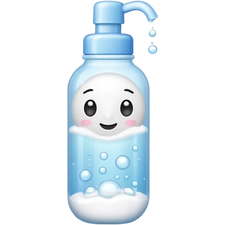 Bottle of bath bubble  emoji