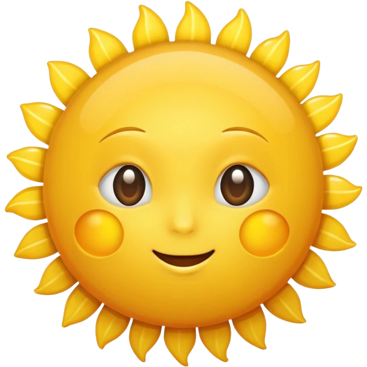 Sun emoji