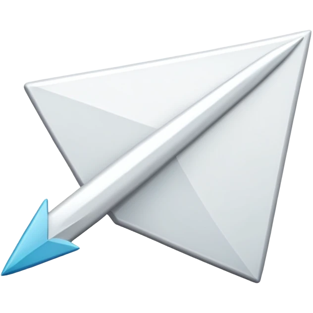 white arrow emoji