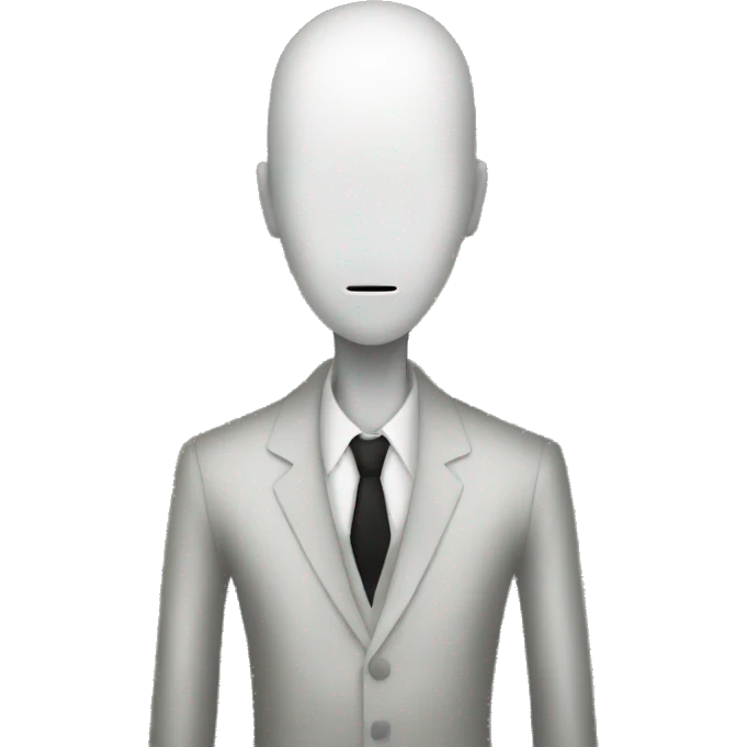 very slender man emoji