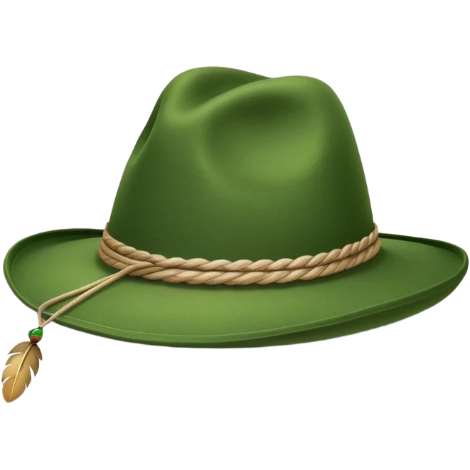 tyrolean hat emoji