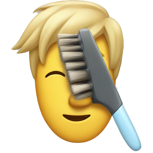 ear brushing emoji