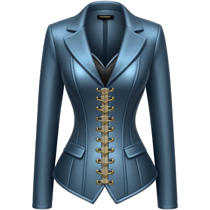 steel corset-blazer emoji