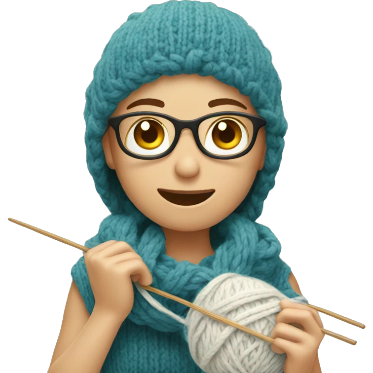 knitting  emoji