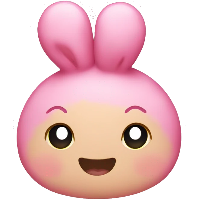 Pink Bun emoji