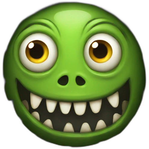 A monster in a sewer emoji