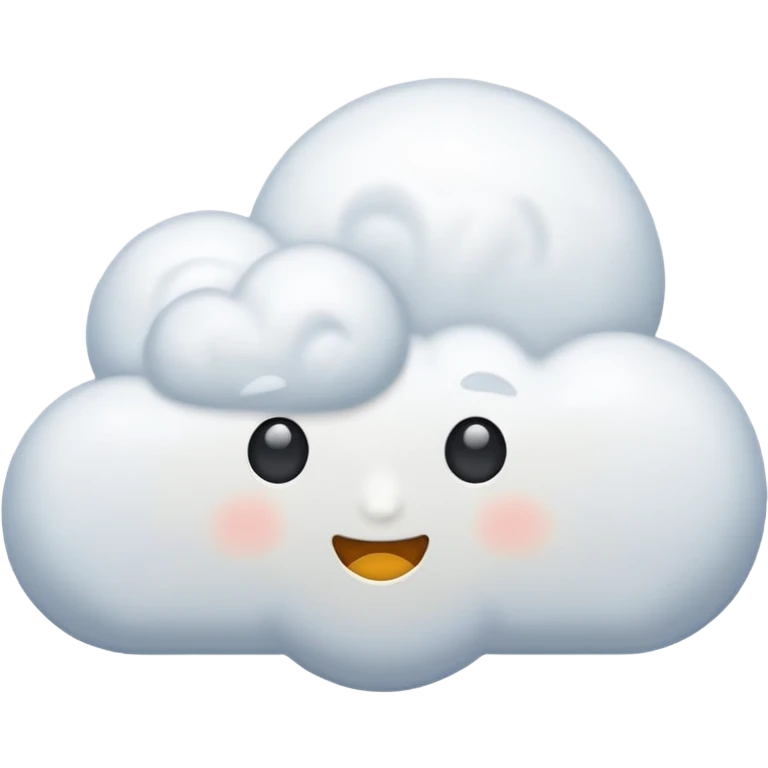 White cloud emoji