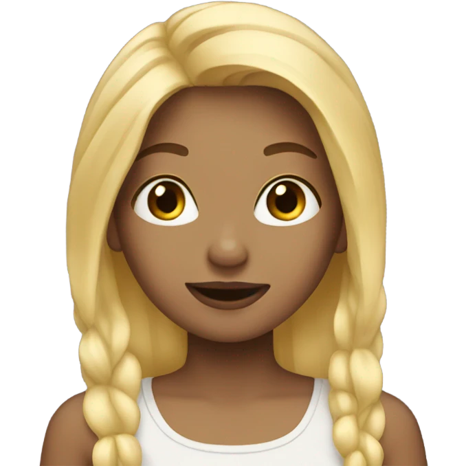  girl with blonde hair emoji