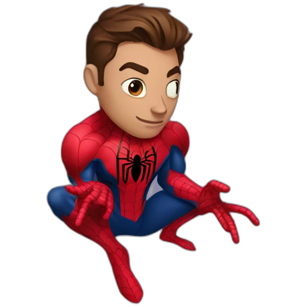 Elon musck spiderman emoji