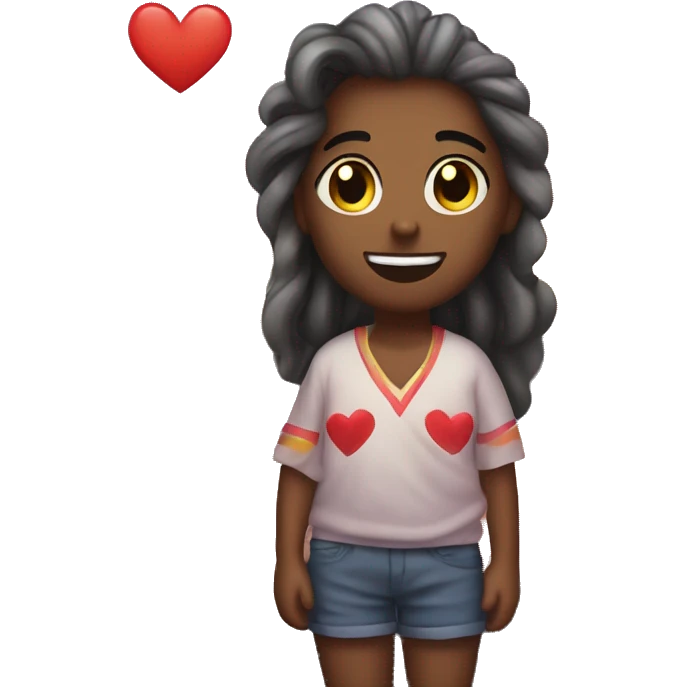 atardecer y corazones  emoji