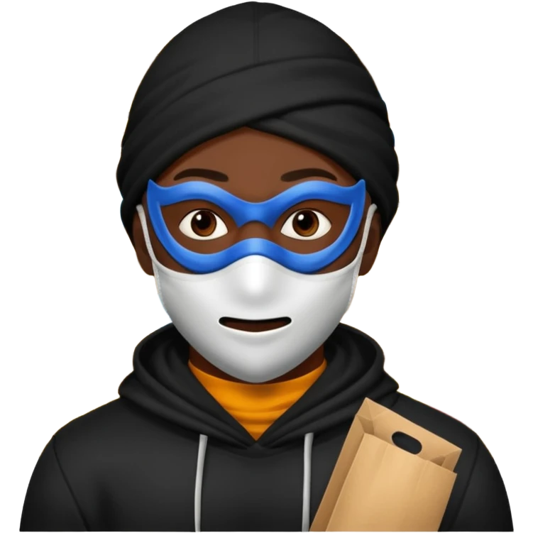 Make a black guy robbing store emoji