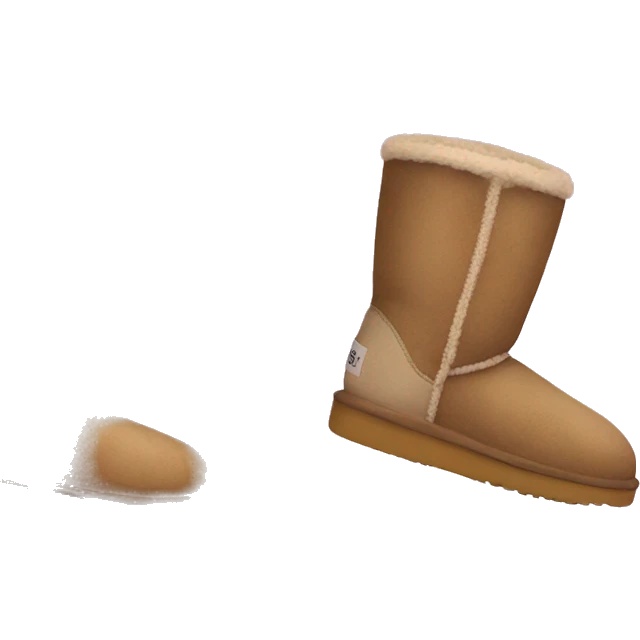 Uggs with pink ribbon  emoji