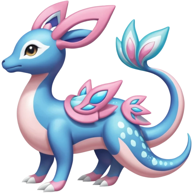 Meloetta-Lapras-Amaura-Sylveon-Dialga-Suicune-fusion emoji