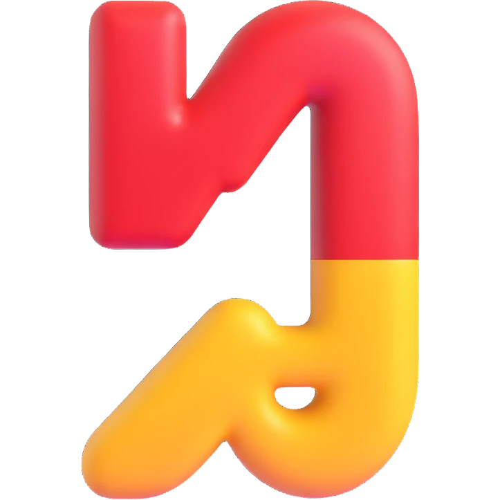 large, bold, 3D number 3 emoji style, big and three-dimensional, no background emoji