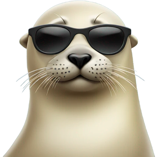 seal with sun glasses emoji