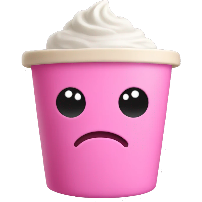 pink boba emoji