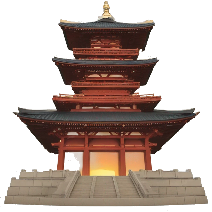 Tower of the sun monument Osaka emoji
