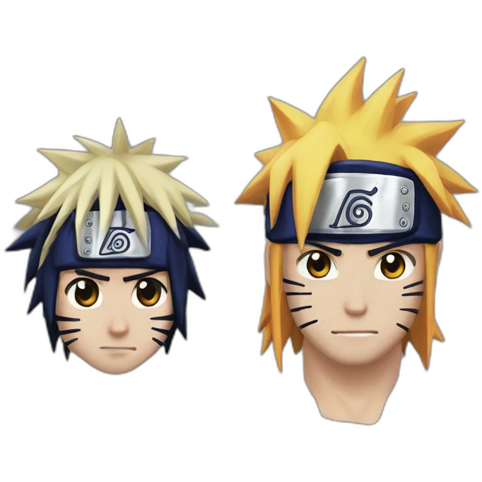 Naruto et Sasuke emoji