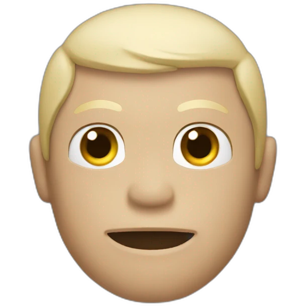 Naked man as Friday the 13 emoji