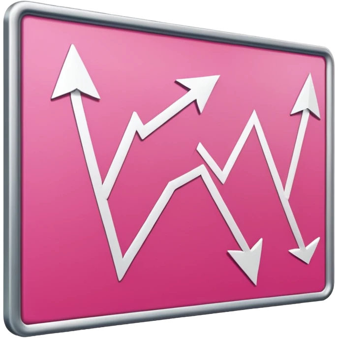 pink business strategy board. showing pick arrows png image emoji
