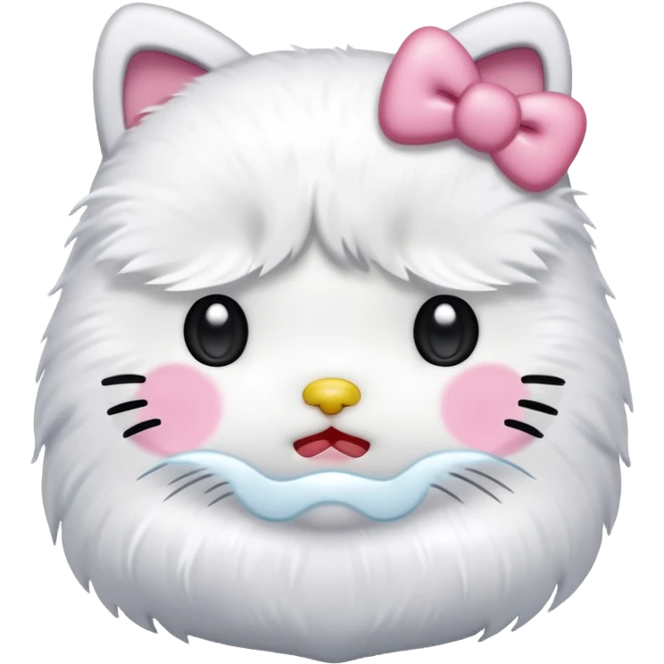Sad hello kitty  emoji