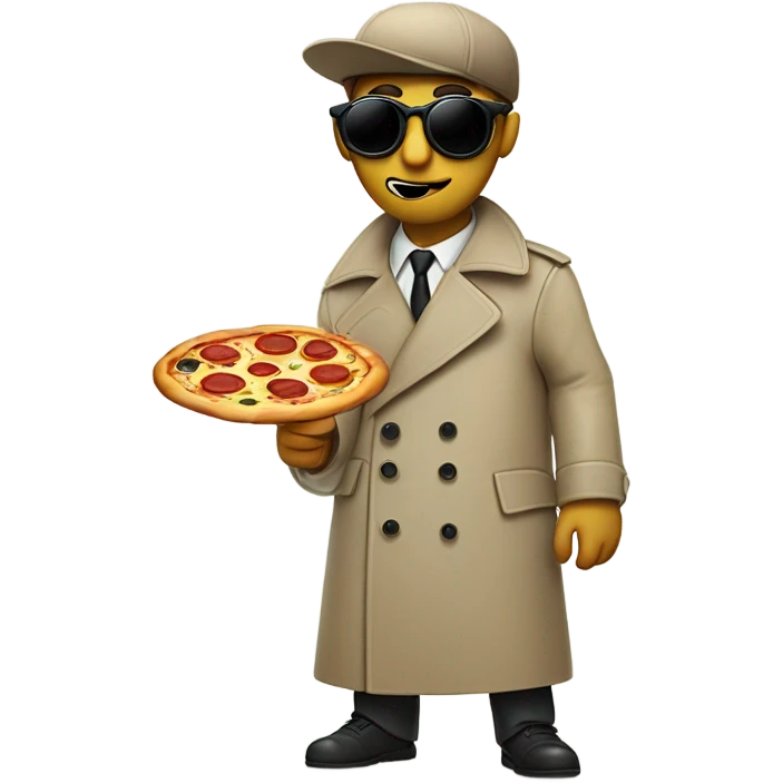 Pizza spy emoji
