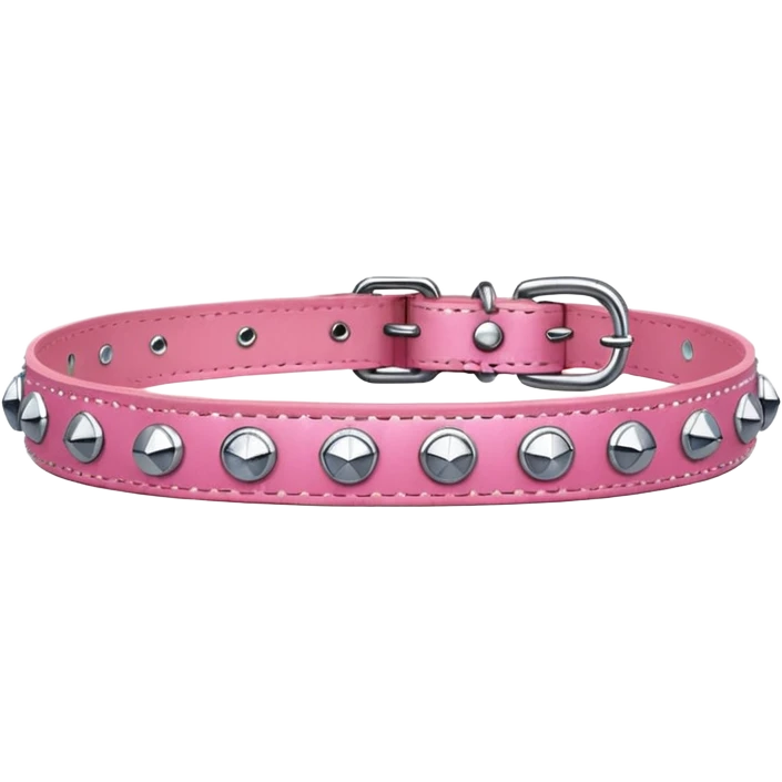 cat collar pink coloured without cat emoji