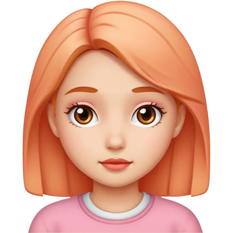 Girl peach emoji