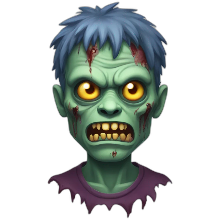Monstre zombie emoji