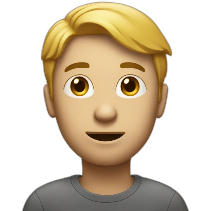 it man with question under head emoji